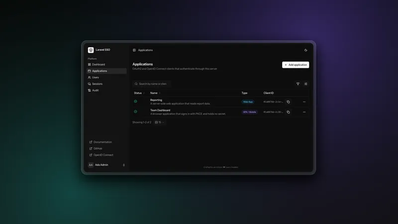 Laravel SSO Starter Kit - Image 1